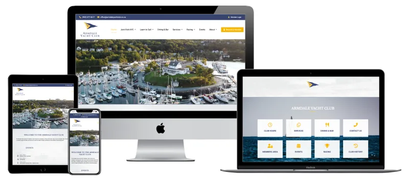 The Armdale Yacht Club website